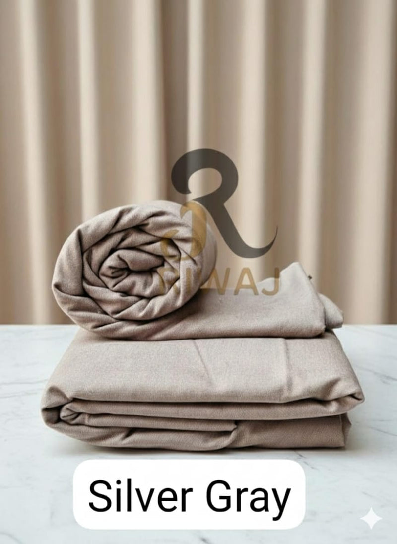 Charsadda Handmade Kadhar For Men 100% Pure Wool (Silver Grey ) Open Allowed